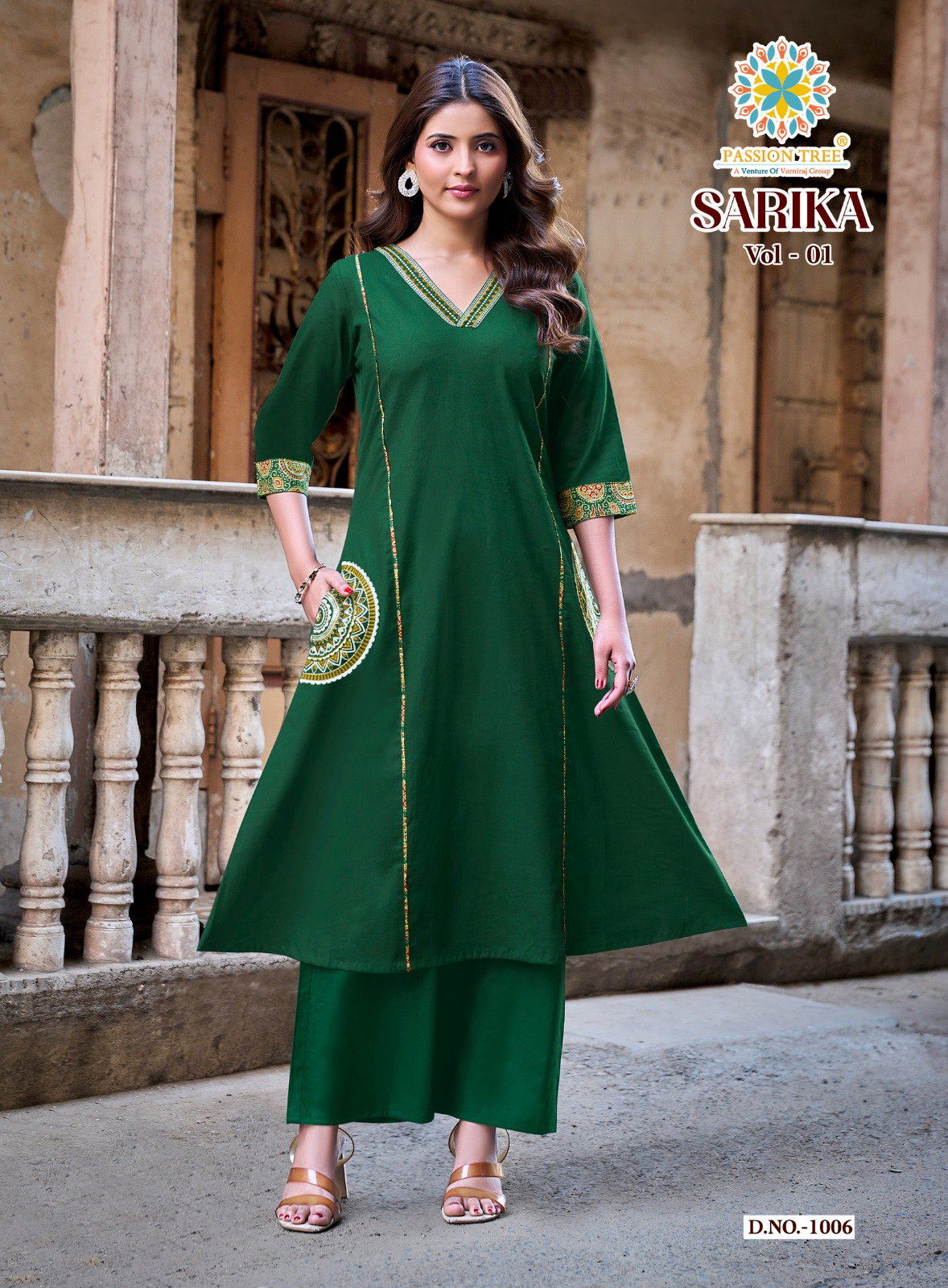 Sarika Vol 1 By Passion Tree Heavy Cotton Dhabu Kurta With Bottom