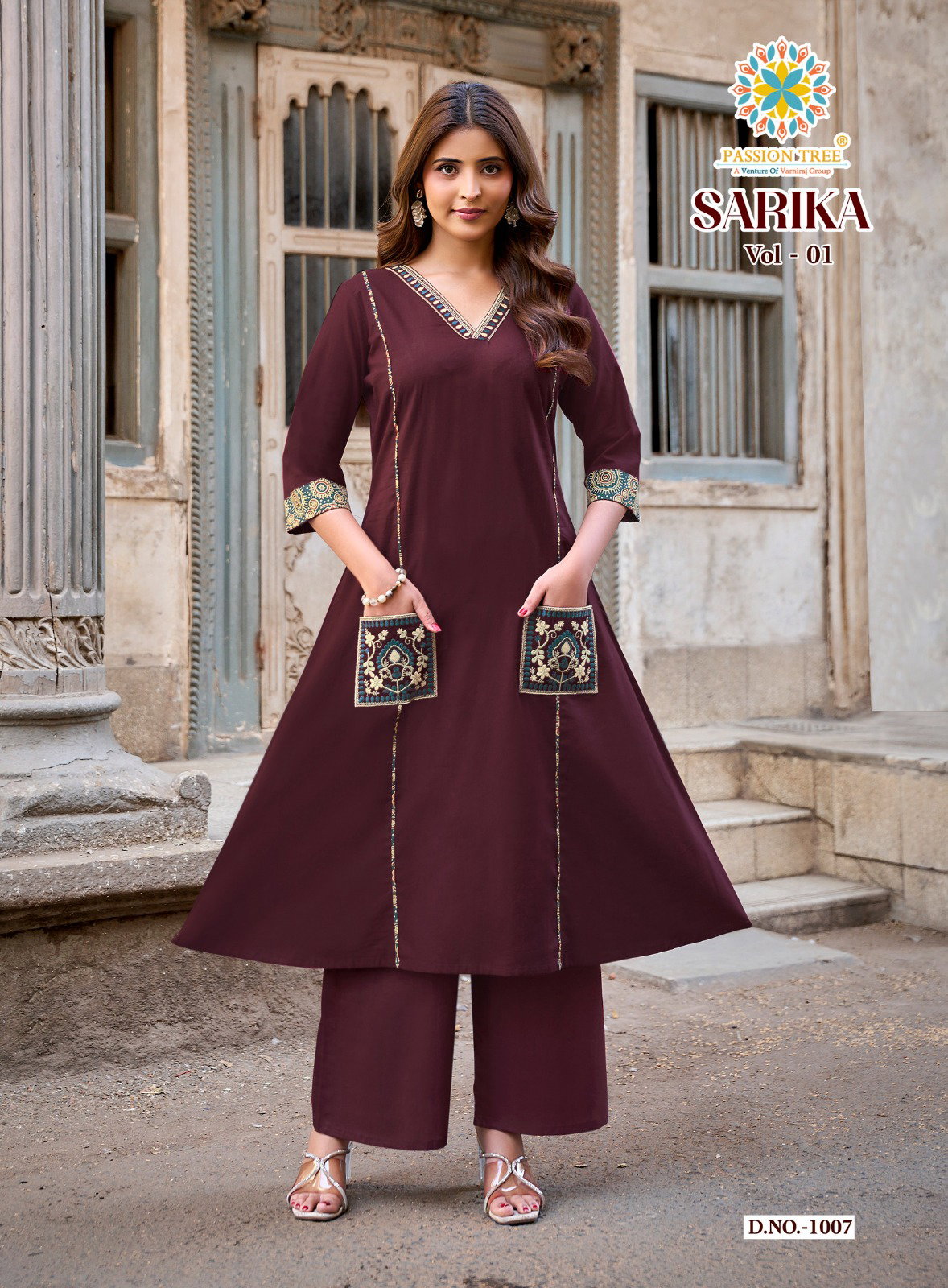 Sarika Vol 1 By Passion Tree Heavy Cotton Dhabu Kurta With Bottom