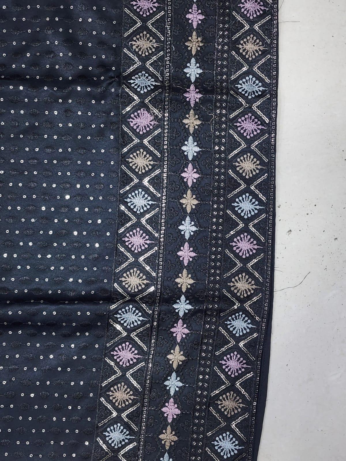 lekha Sal 24 Silk Thread Sequins Work Kurta Pajama