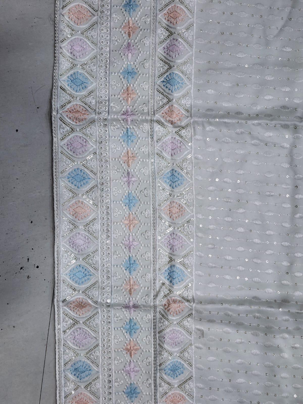 lekha Sal 24 Silk Thread Sequins Work Kurta Pajama