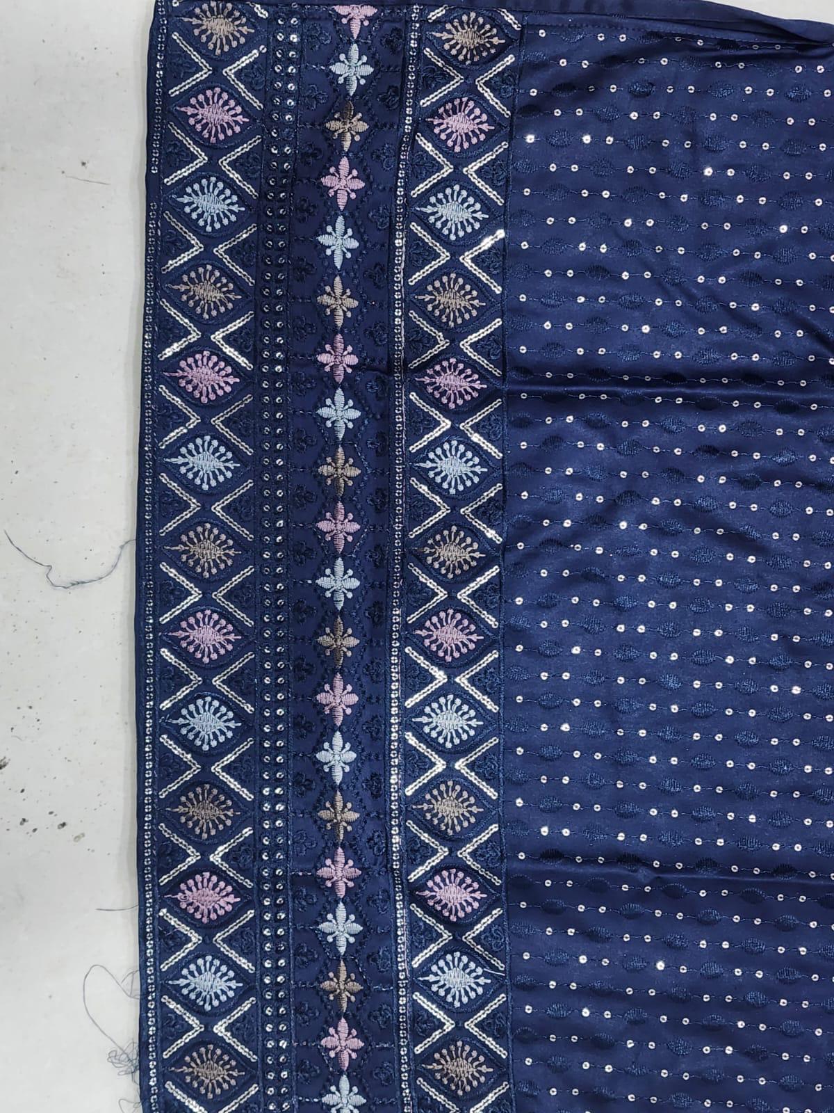 lekha Sal 24 Silk Thread Sequins Work Kurta Pajama