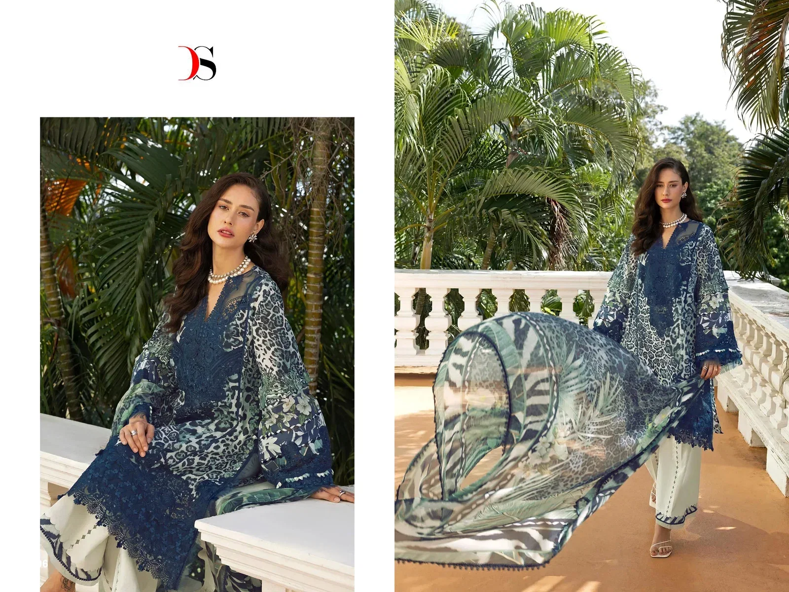 Deepsy Elaf Signature Cotton Dupatta Cotton Embroidered Salwar Kameez