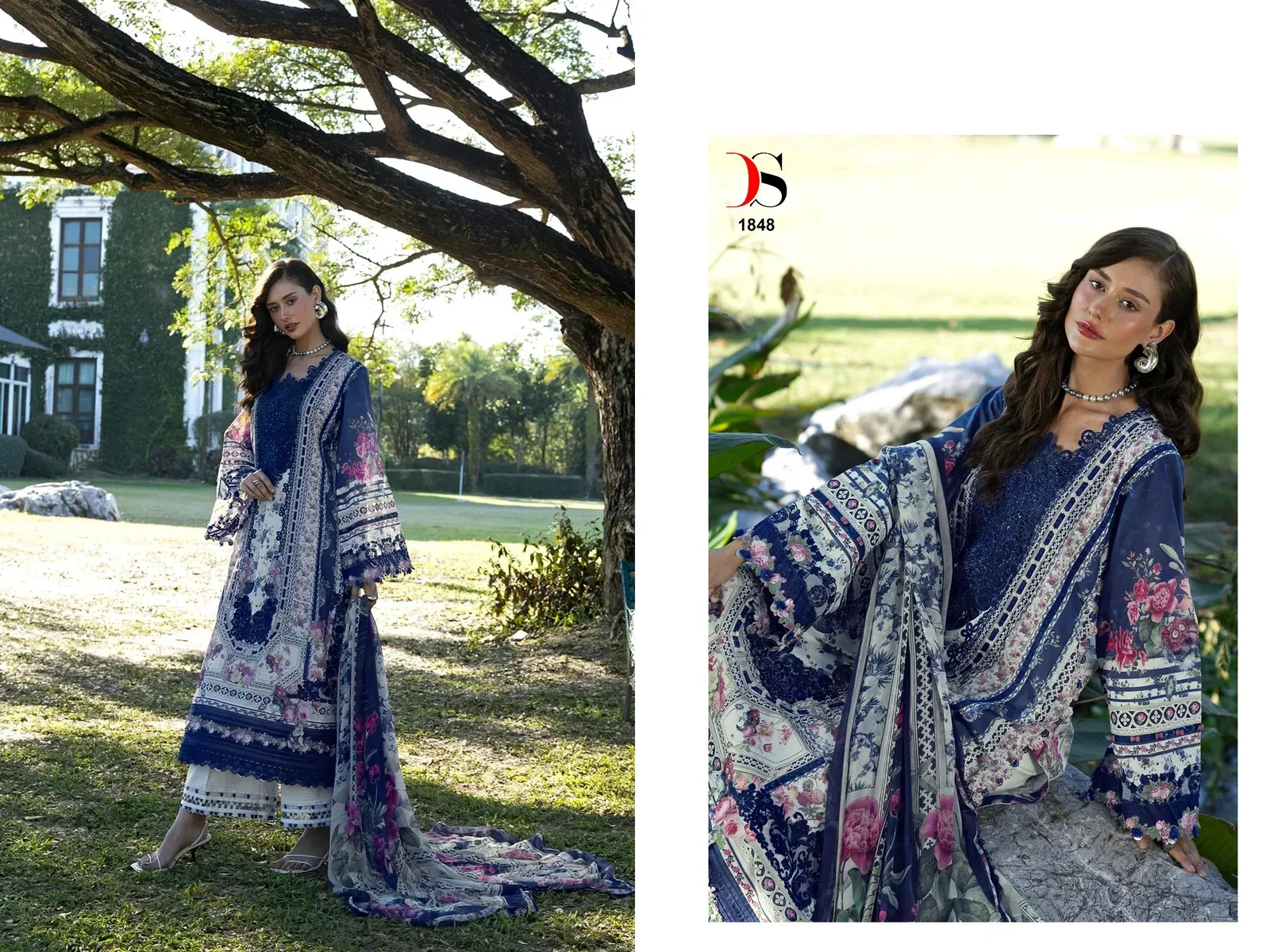 Deepsy Elaf Signature Cotton Dupatta Cotton Embroidered Salwar Kameez