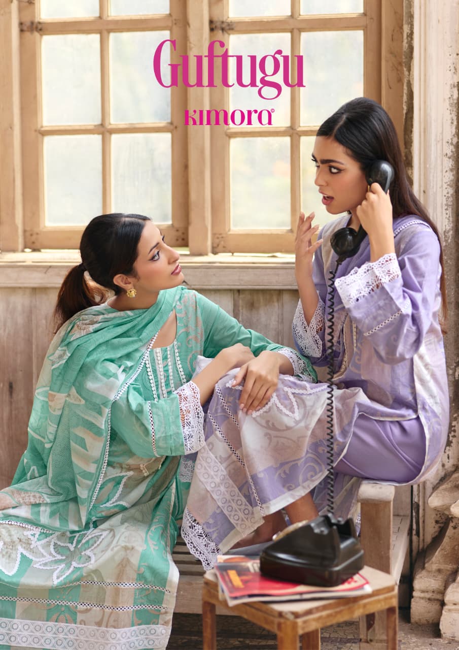 Kimora Guftugu Vol 75 Cotton Lawn Digital Printed Salwar Kameez Collection