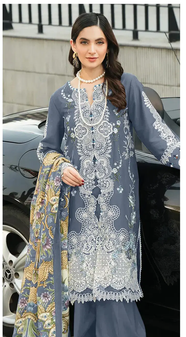 Saniya 7189 A To C Cotton Chikankari Embroidered Salwar Kameez