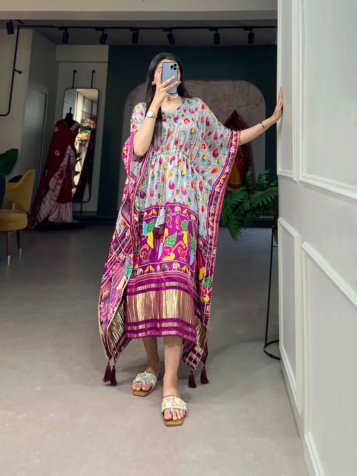 Lekha YF 3002 Gaji Silk Digital Printed Kaftan Collection
