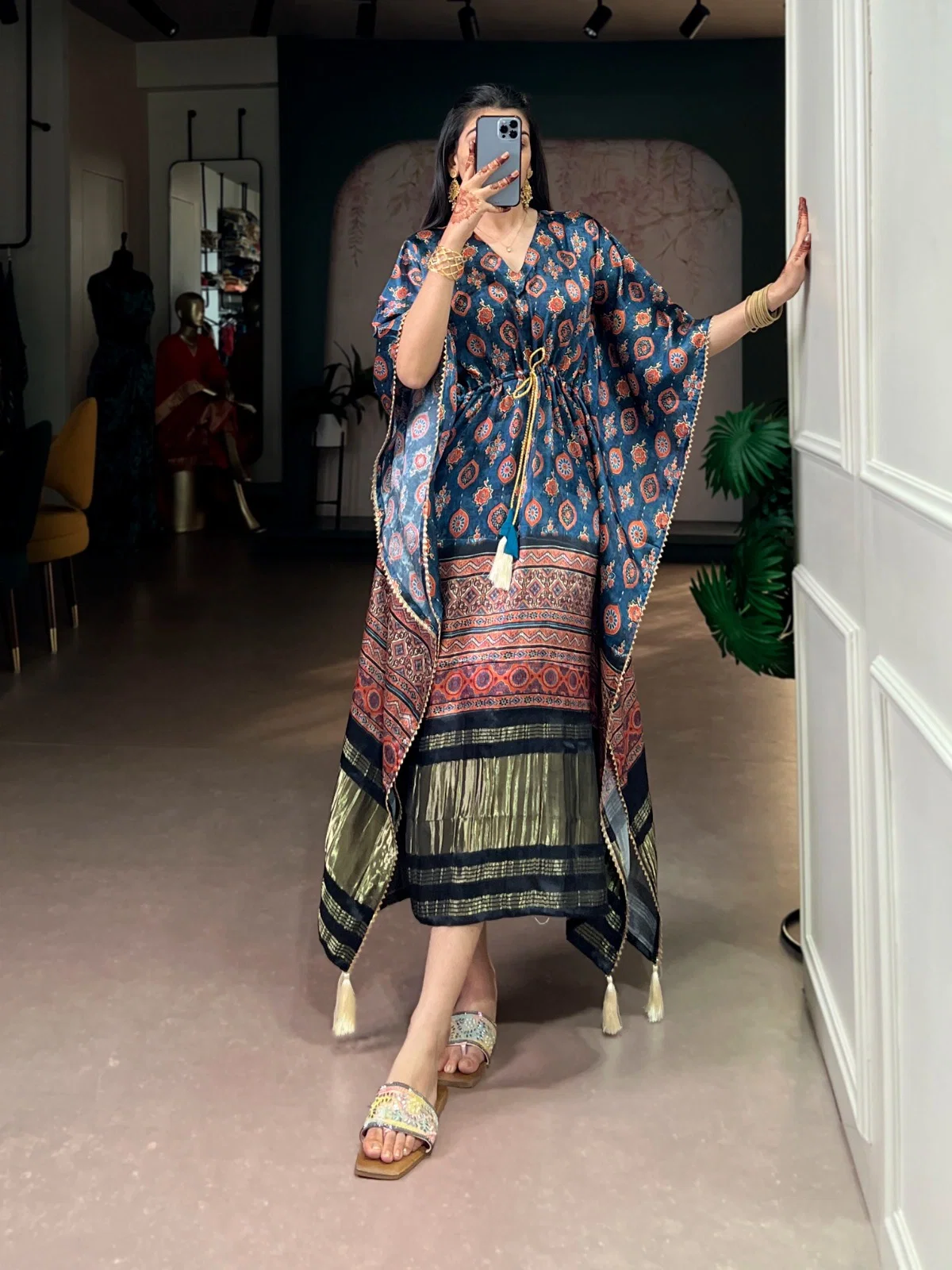 Lekha YF 3002 Gaji Silk Digital Printed Kaftan Collection