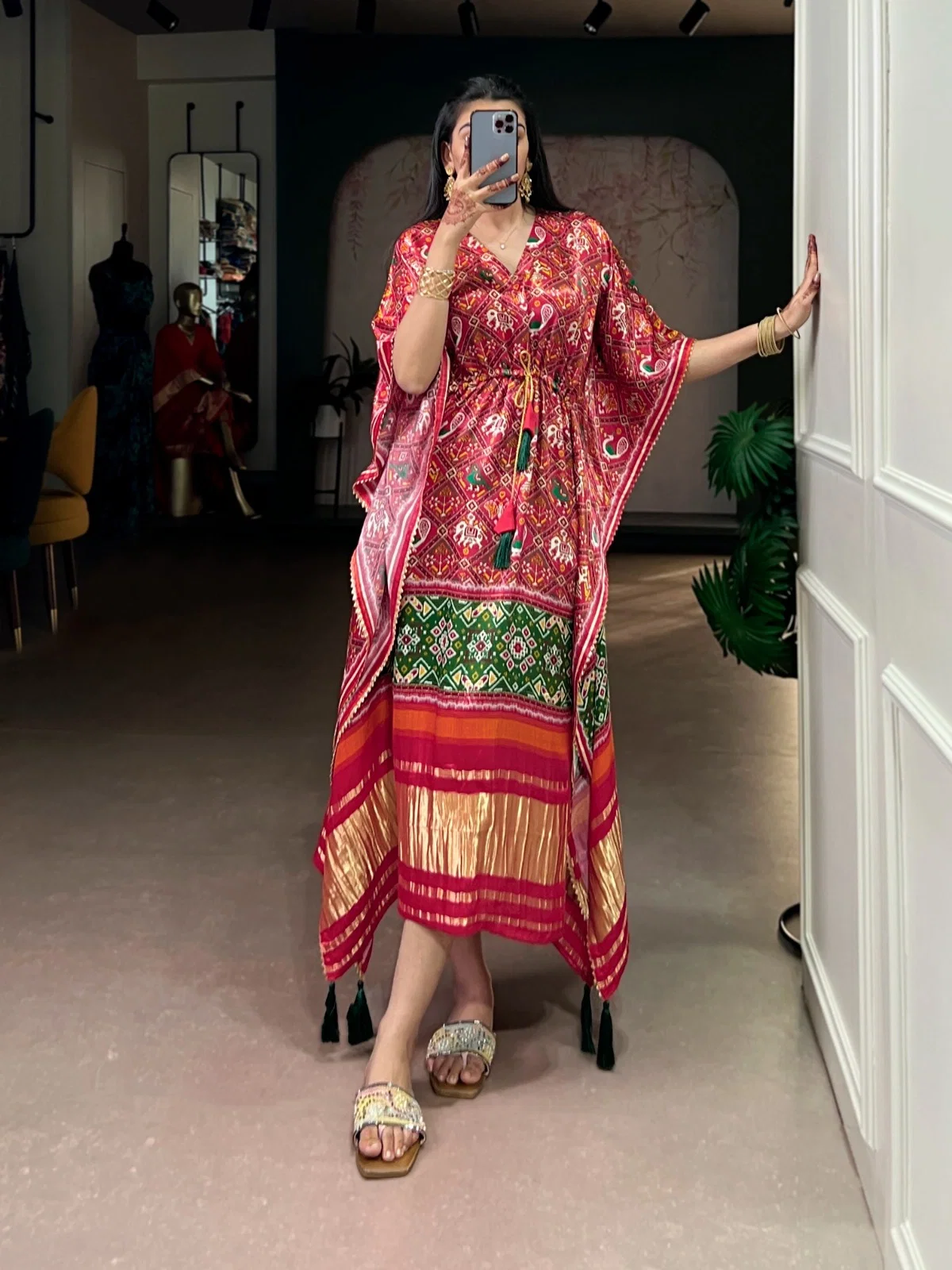 Lekha YF 3002 Gaji Silk Digital Printed Kaftan Collection