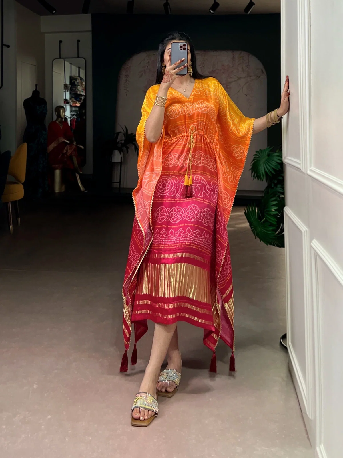 Lekha YF 3002 Gaji Silk Digital Printed Kaftan Collection