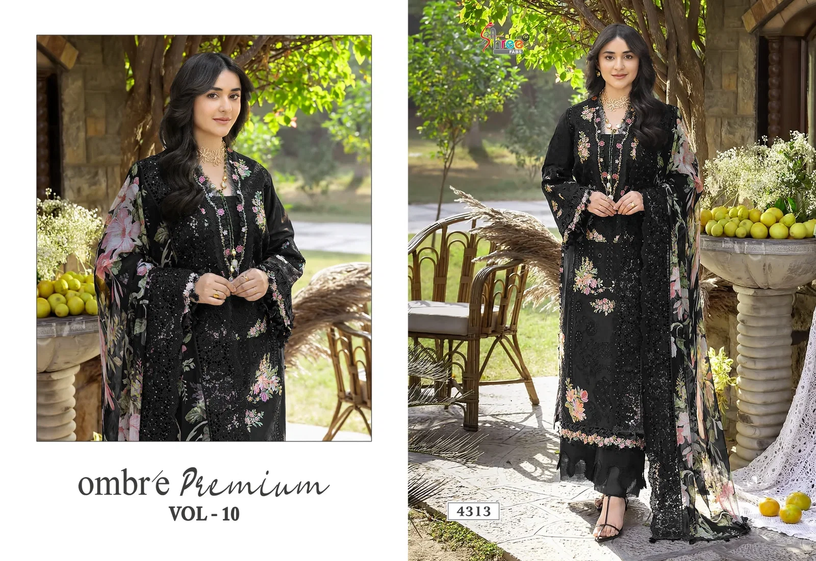 Shree Ombre Premium Vol 10 Cotton Mal Dupatta Cotton Pakistani Salwar Kameez