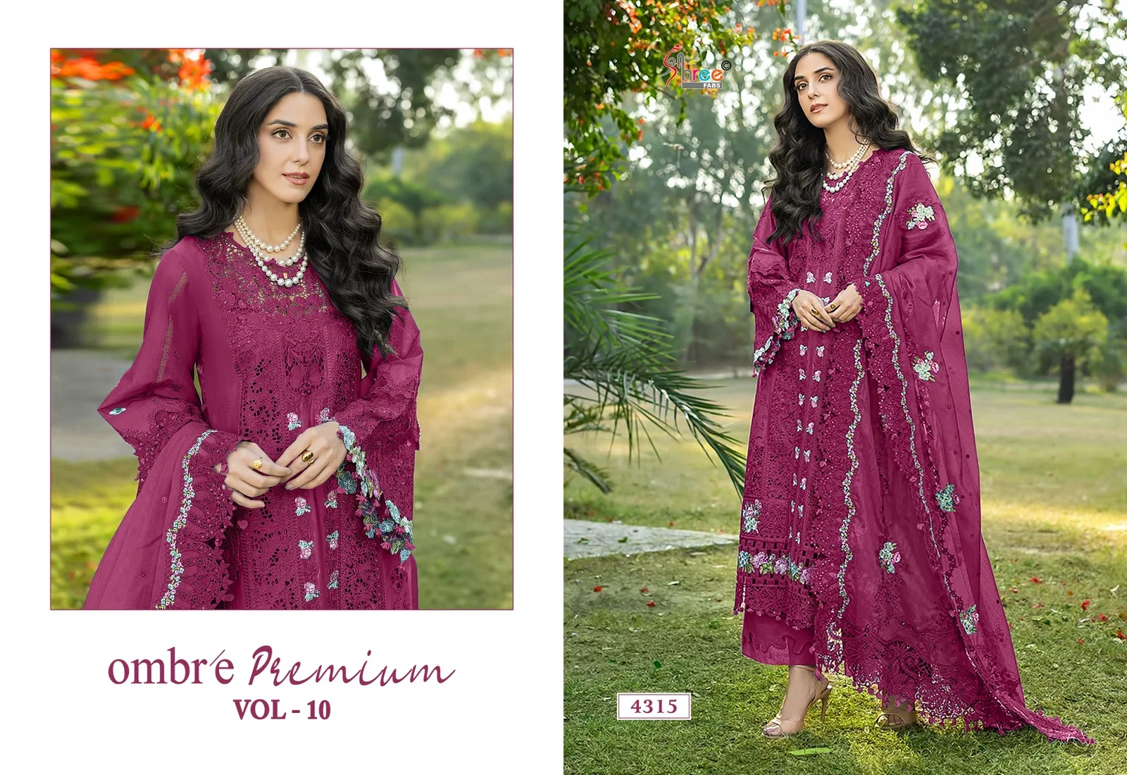 Shree Ombre Premium Vol 10 Cotton Mal Dupatta Cotton Pakistani Salwar Kameez