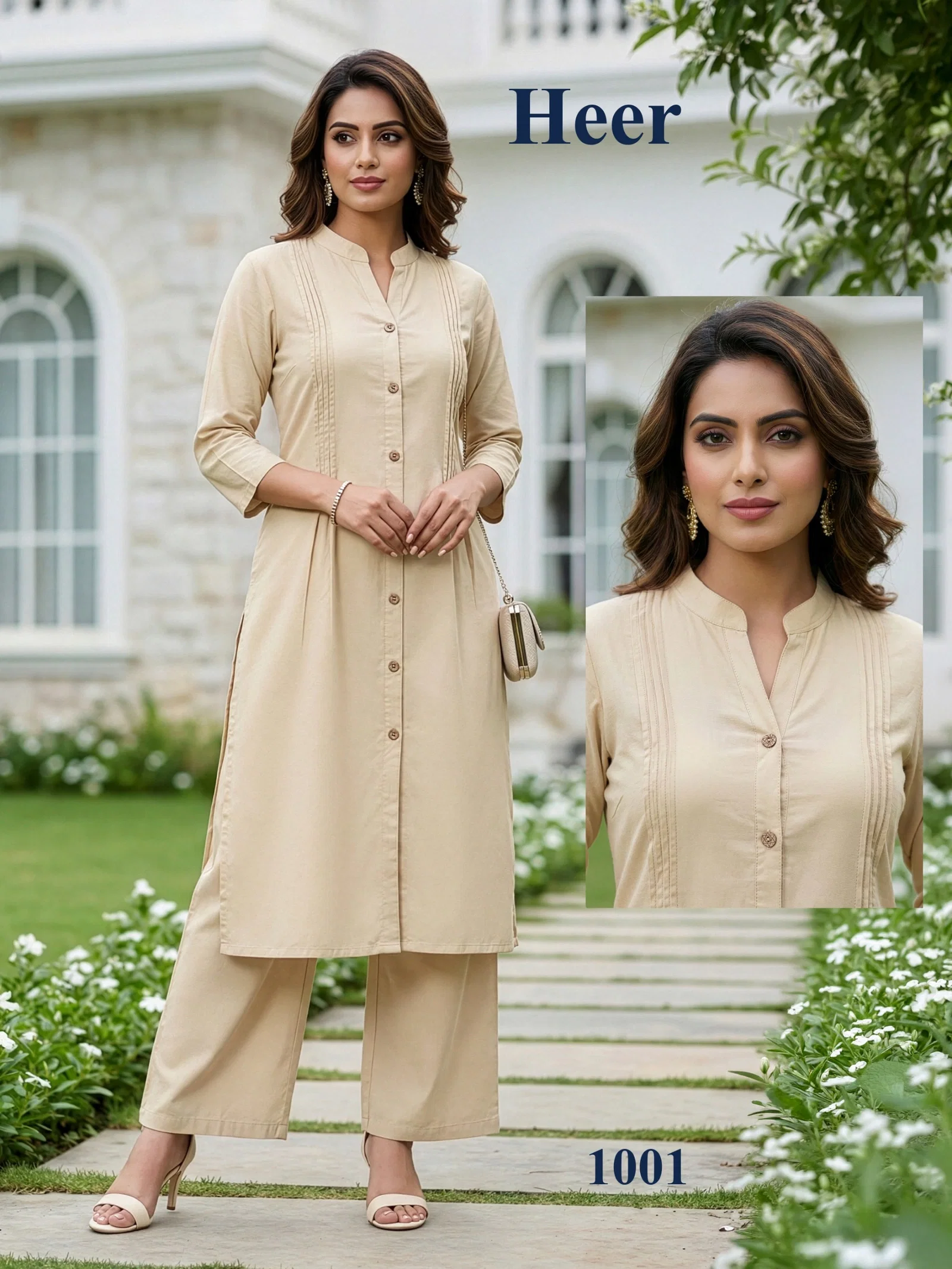 Dnp Heer Dhabu Cotton Top With Plazo Set