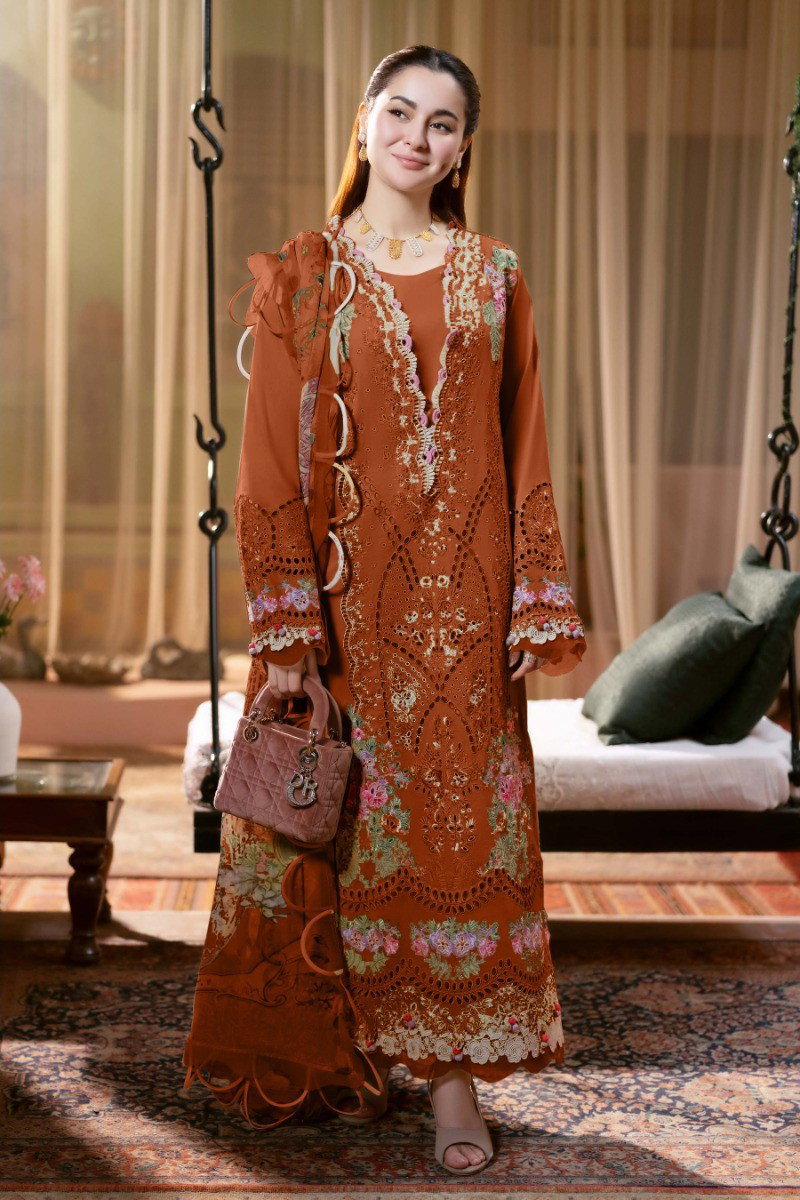 Saniya Ombre 25003 D To G Cotton Embroidered Salwar Kameez