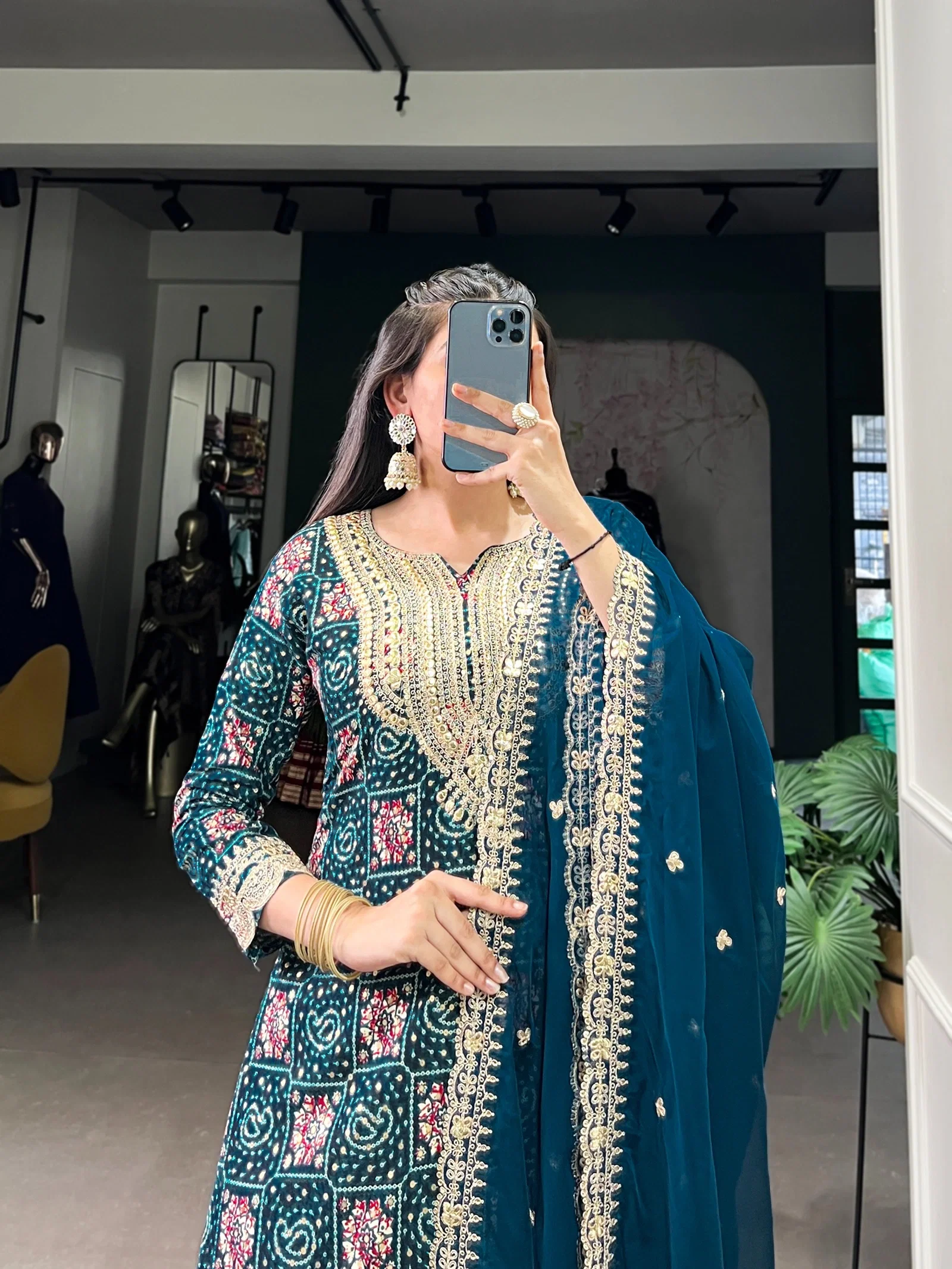 Lekha YF 3038 Pure Rayon Thread Embroidery Salwar Suit