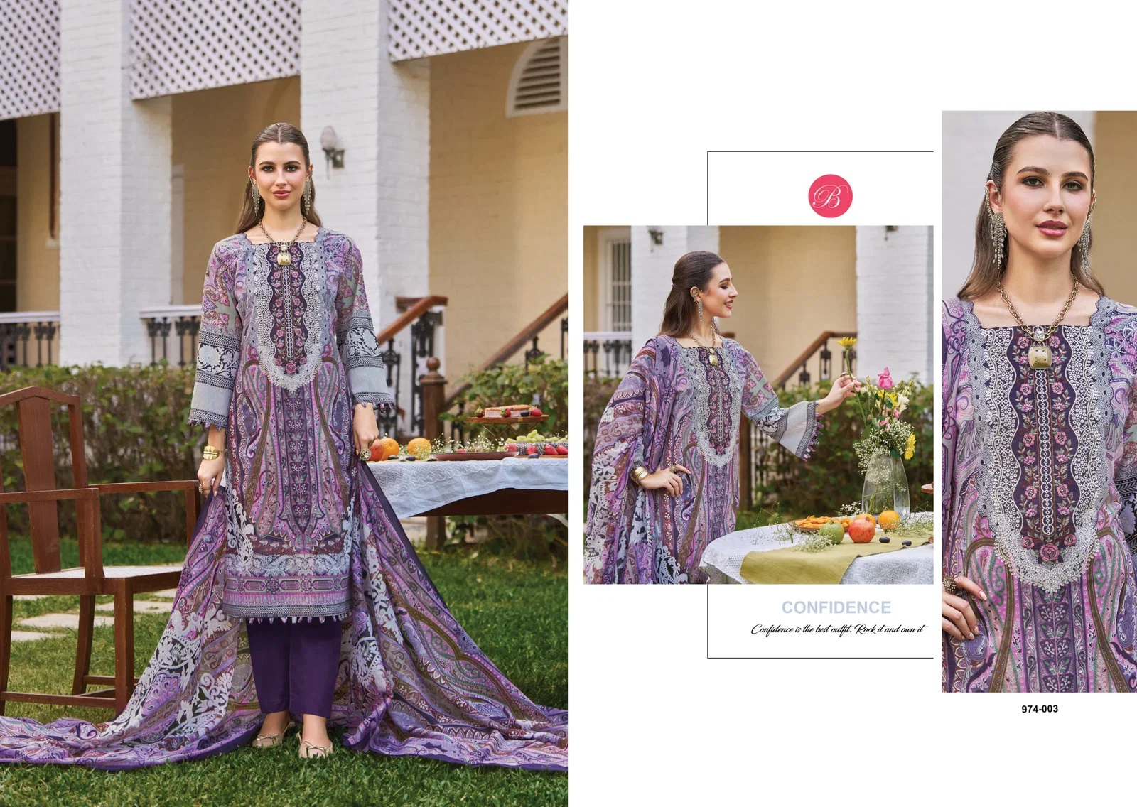 Belliza Naira Vol 140 Cotton With Self Embroidered Salwar Kameez Collection