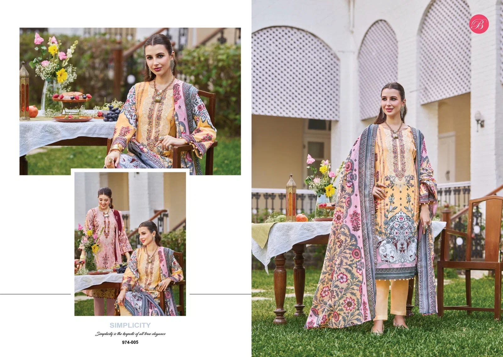 Belliza Naira Vol 140 Cotton With Self Embroidered Salwar Kameez Collection