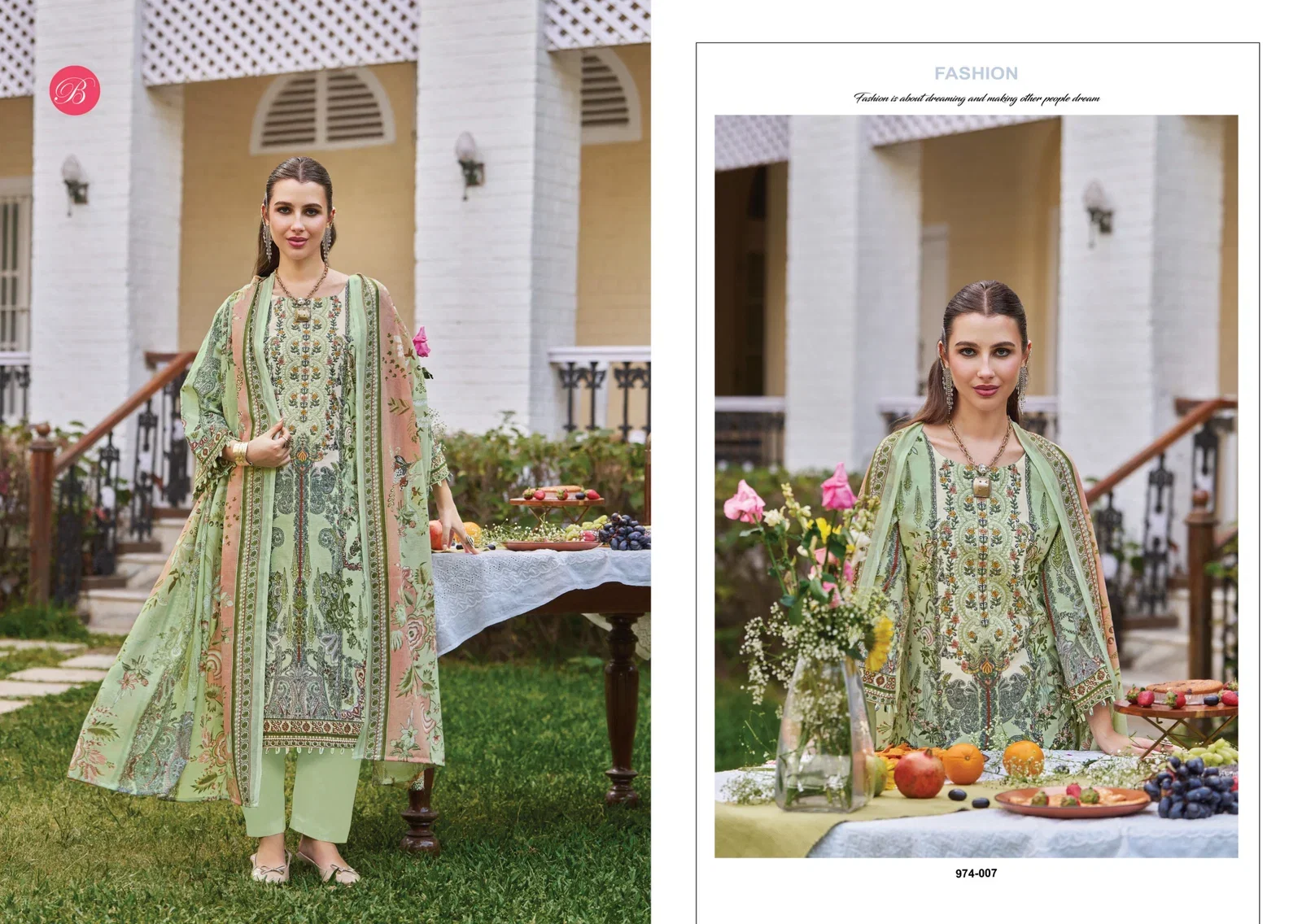 Belliza Naira Vol 140 Cotton With Self Embroidered Salwar Kameez Collection