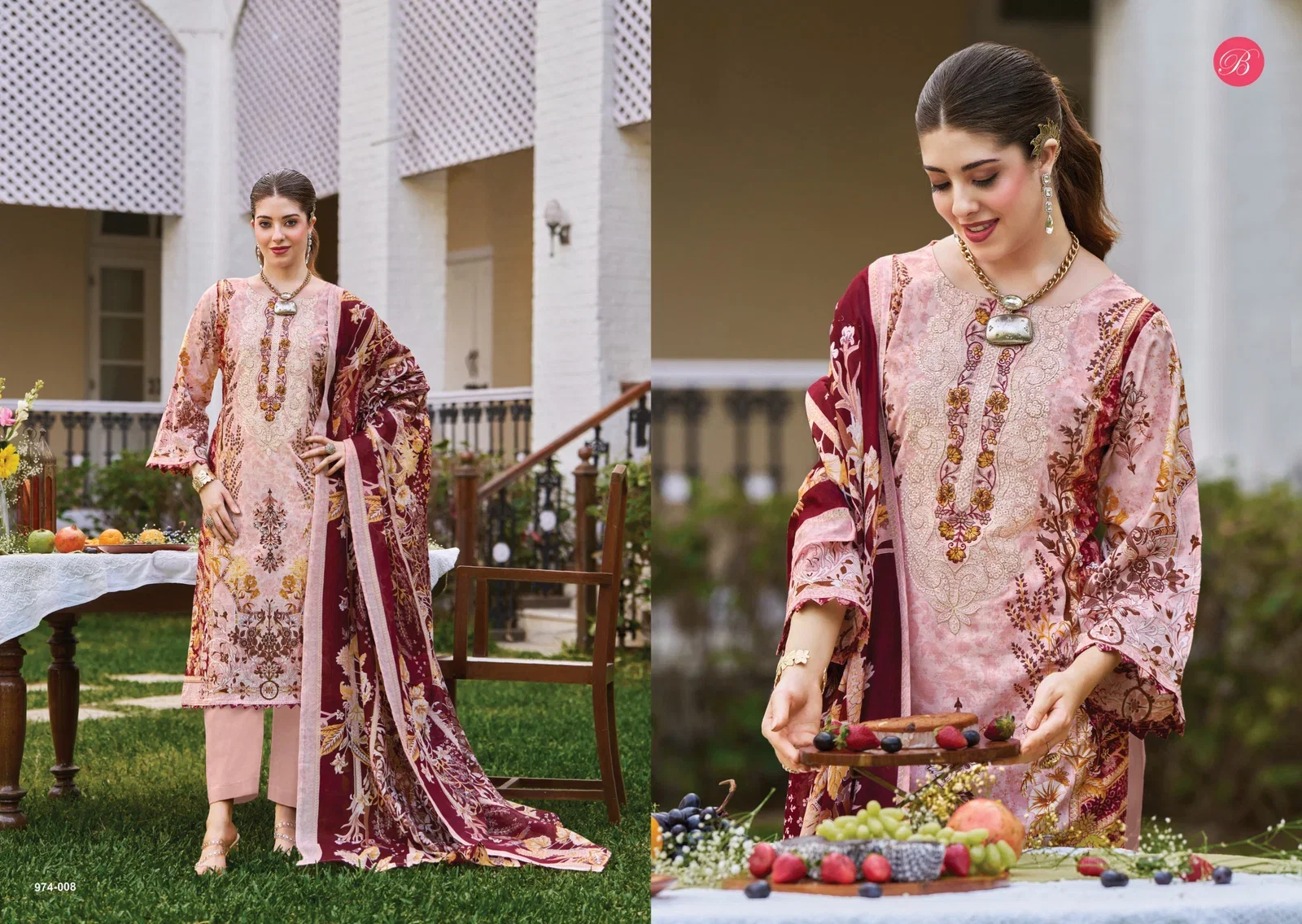 Belliza Naira Vol 140 Cotton With Self Embroidered Salwar Kameez Collection