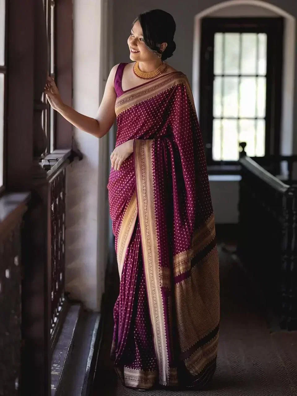 Soft Silk 6056 Soft Lichi Silk With Jacquard Work Saree Collection