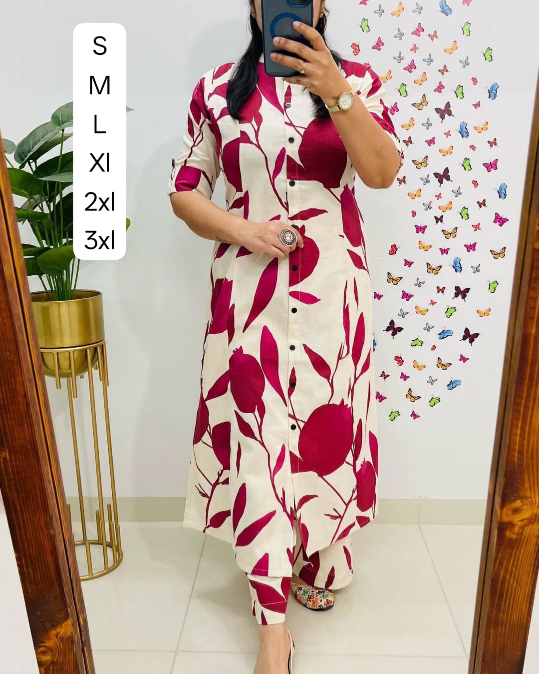 VF Rajvee Rayon Printed Kurti With Pant Set