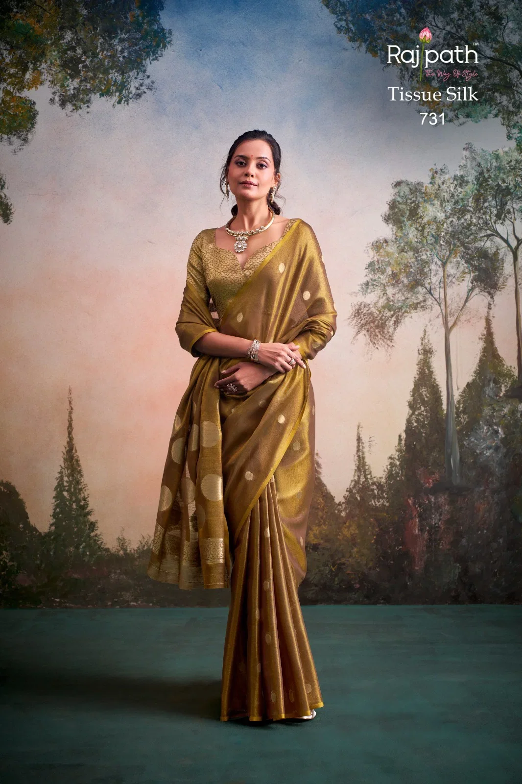 Rajpath Anvika Dollar Tissue Silk Party Wear Saree Collection