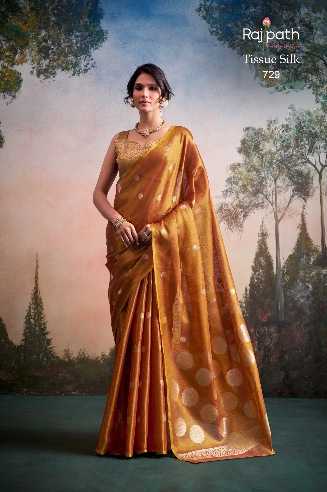 Rajpath Anvika Dollar Tissue Silk Party Wear Saree Collection