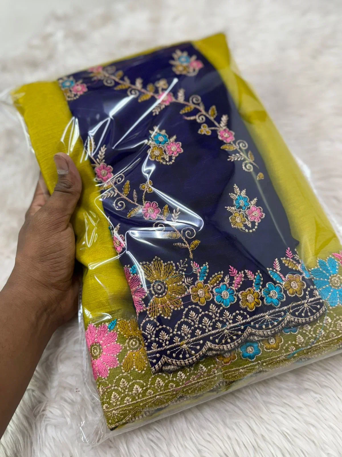 Priya Saree Ah Friendy Chiffon Embroidered Saree Collection
