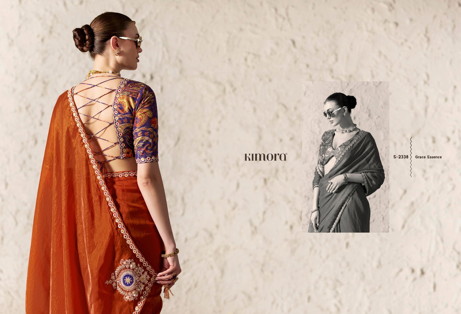 Kimora Rangat Vol 4 Pure Fancy Tissue Designer Festive Wear Sarees Collection
