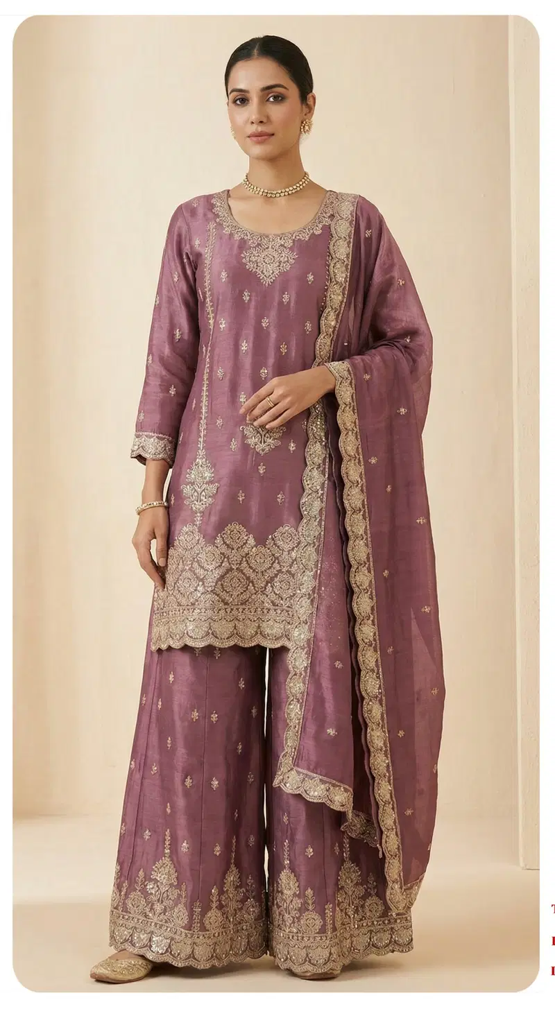 Zorista 10081 A To D Chinon Embroidered Salwar Kameez