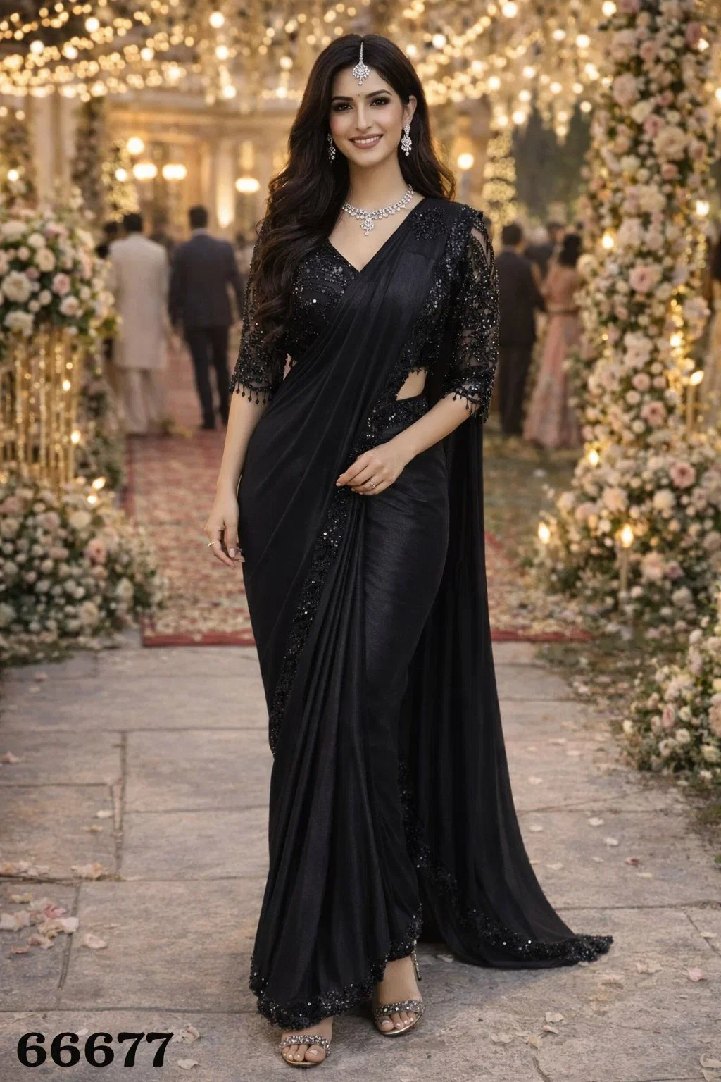 Mrudangi Sahad Real Satin Ready To Wear Saree Collection