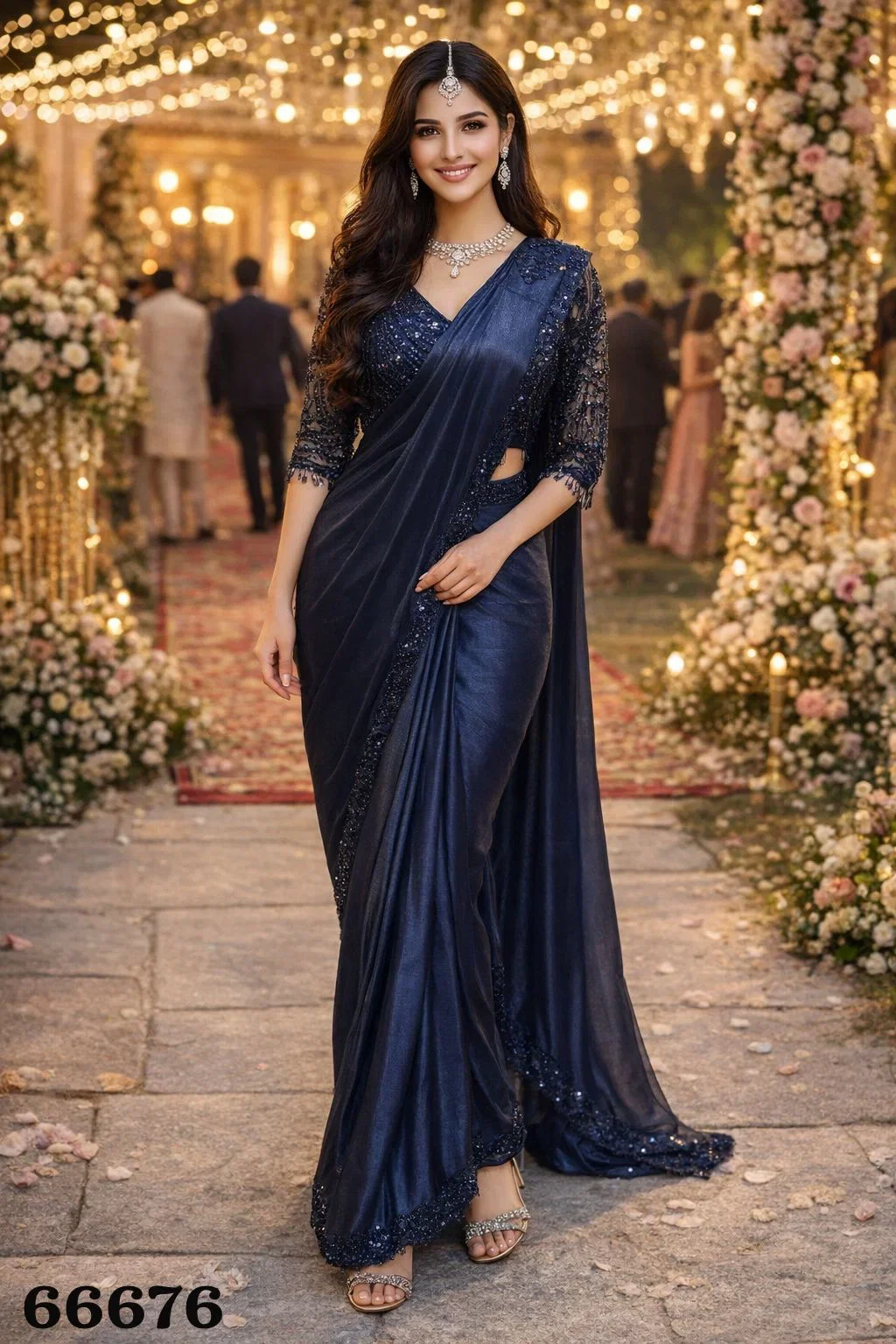 Mrudangi Sahad Real Satin Ready To Wear Saree Collection