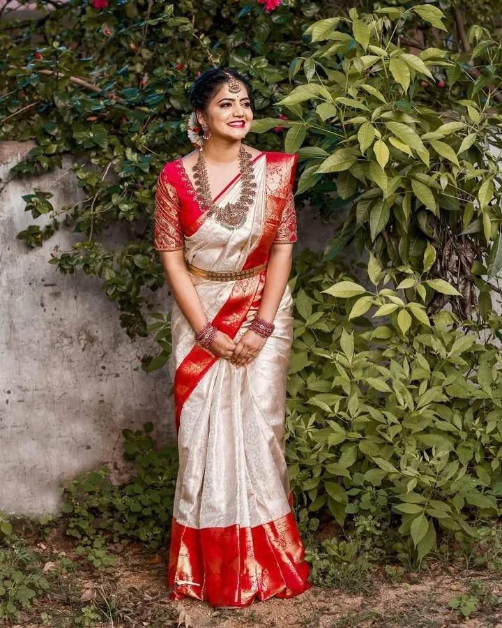 Soft Silk 6083 Lichi Silk Jacquard Work Saree Collection
