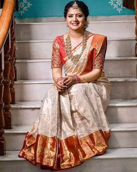 Soft Silk 6083 Lichi Silk Jacquard Work Saree Collection