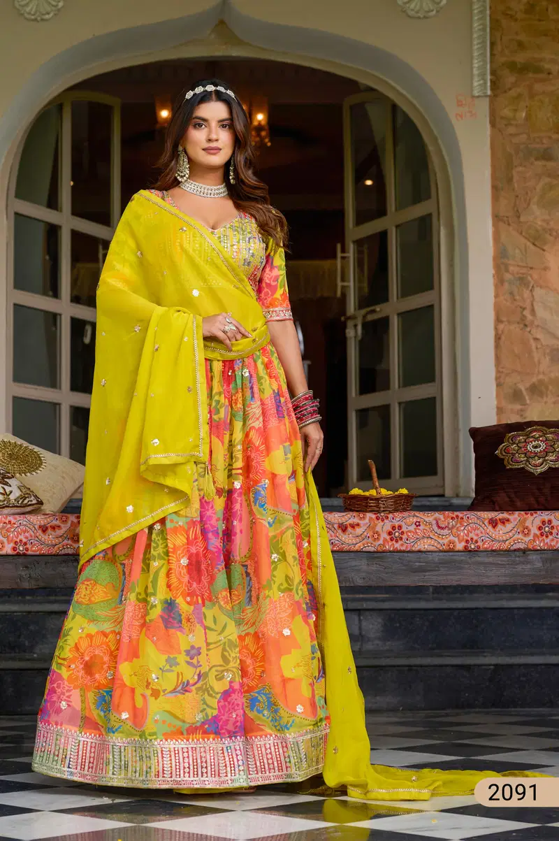 Mehvish Vol 29 Soft Organza With Work Lehenga Choli Collection