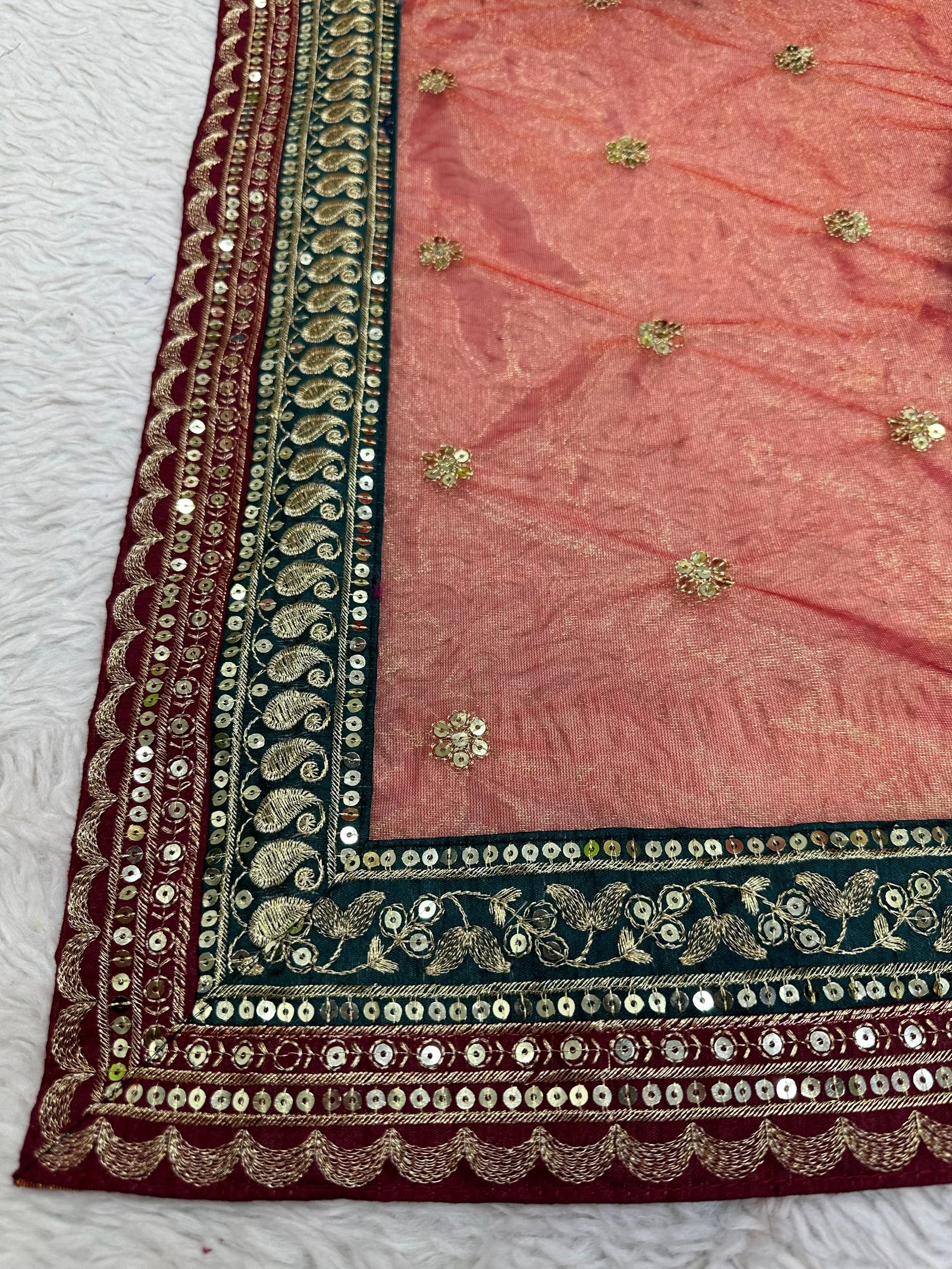 Glory KD 470 Twill Net Designer Saree