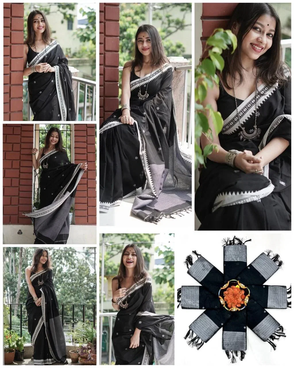 Soft Silk 5074 Soft Linen Slub Jacquard Work Saree Collection