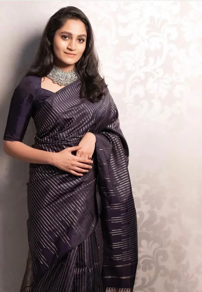 Soft Silk 6097 Lichi Silk Jacquard Work Saree Collection