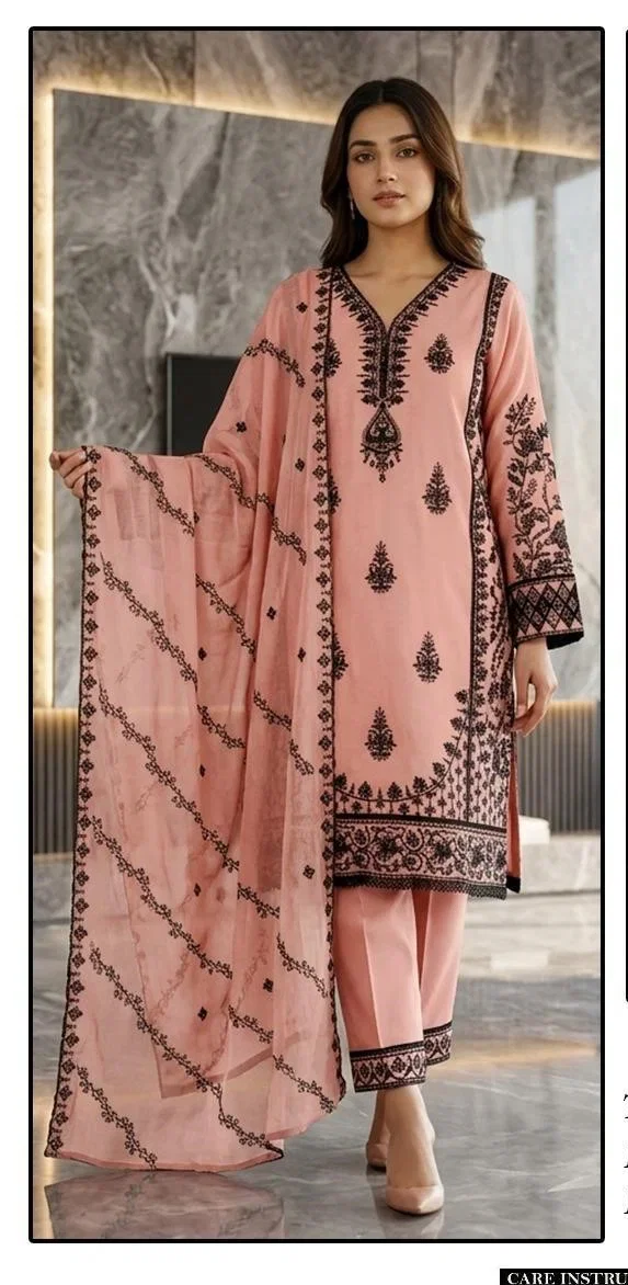 Hoor Tex 784 A To D Chiffon Embroidered Salwar Kameez