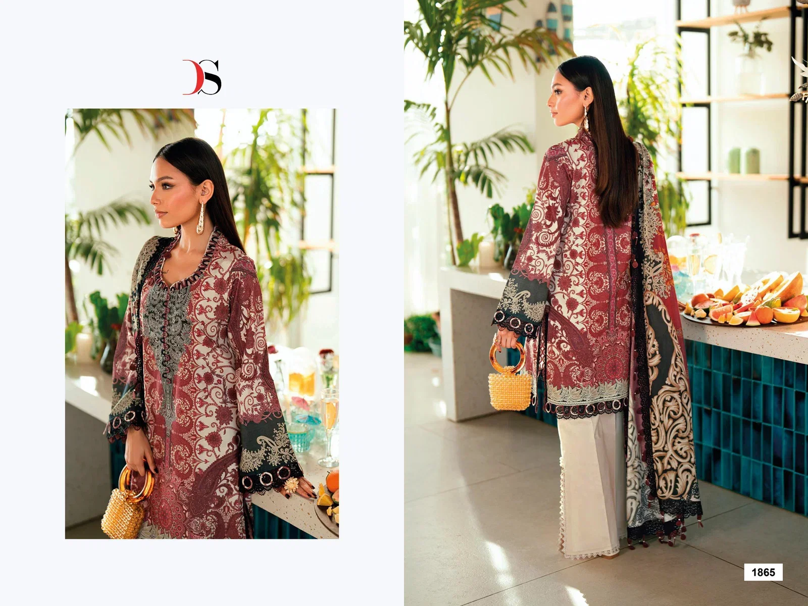 Deepsy Jade Urban Lawn Vol 9 Cotton Dupatta Cotton Pakistani Salwar Kameez