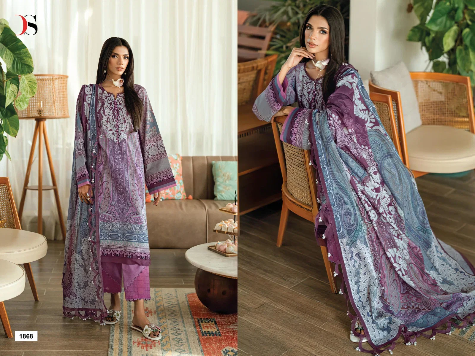 Deepsy Jade Urban Lawn Vol 9 Cotton Dupatta Cotton Pakistani Salwar Kameez