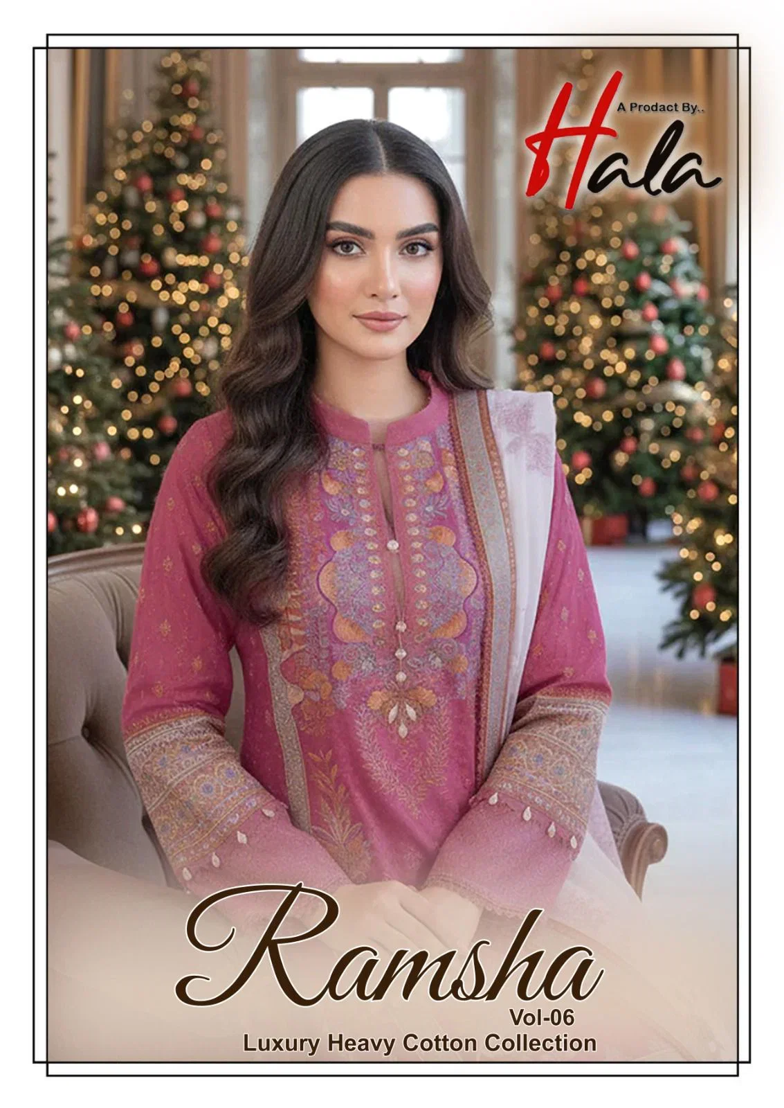Hala Ramsha Vol 6 Cotton Printed Dress Material Collection