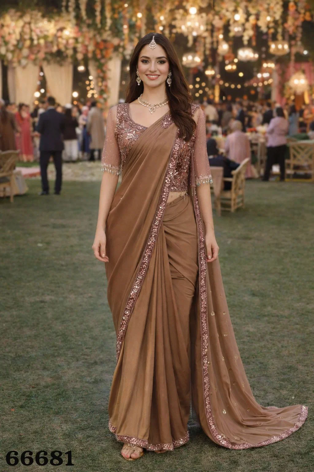 Aqua 66681 To 66683 Premium Lycra Ready To Wear Designer Saree Collection