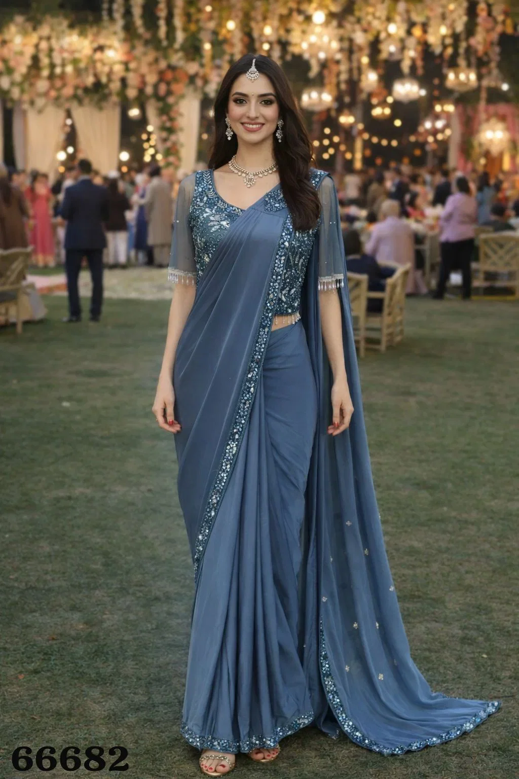 Aqua 66681 To 66683 Premium Lycra Ready To Wear Designer Saree Collection