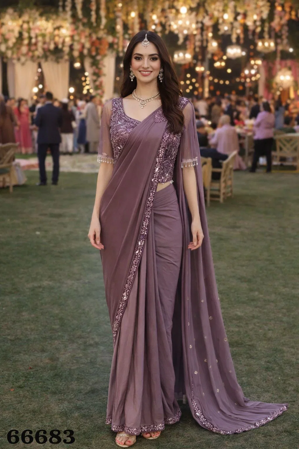 Aqua 66681 To 66683 Premium Lycra Ready To Wear Designer Saree Collection