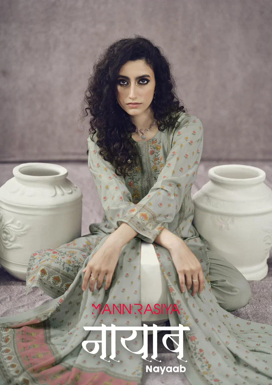 Mannrasiya Nayaab Cambric Cotton Digital Printed Salwar Kameez
