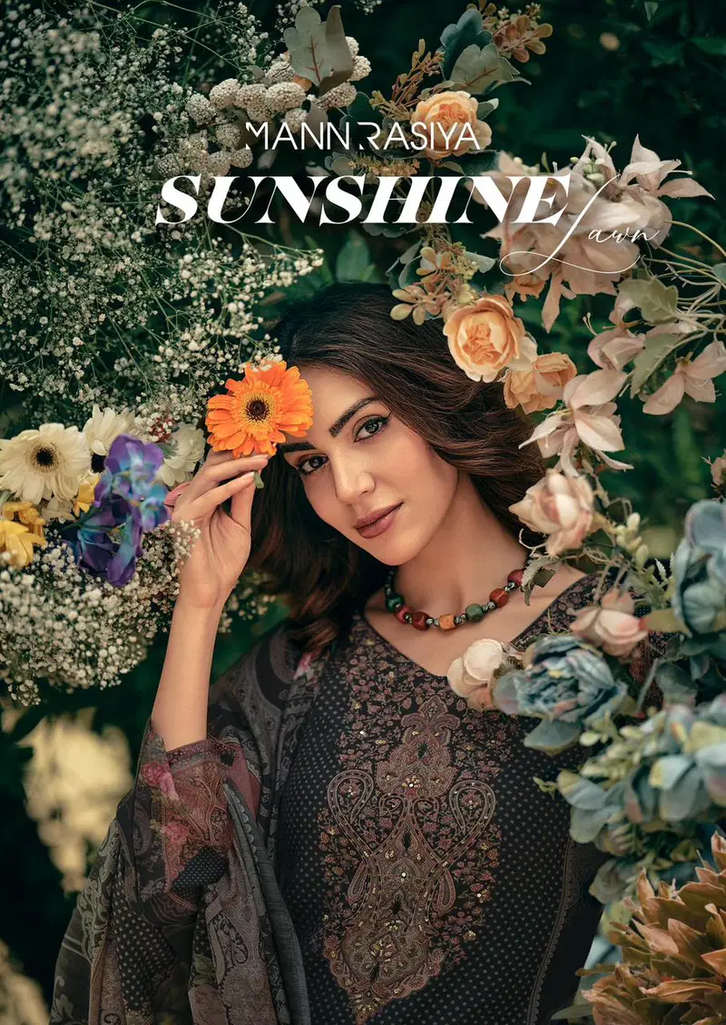 Mannrasiya Sunshine Viscose Mal Chanderi Digital Printed Salwar Kameez