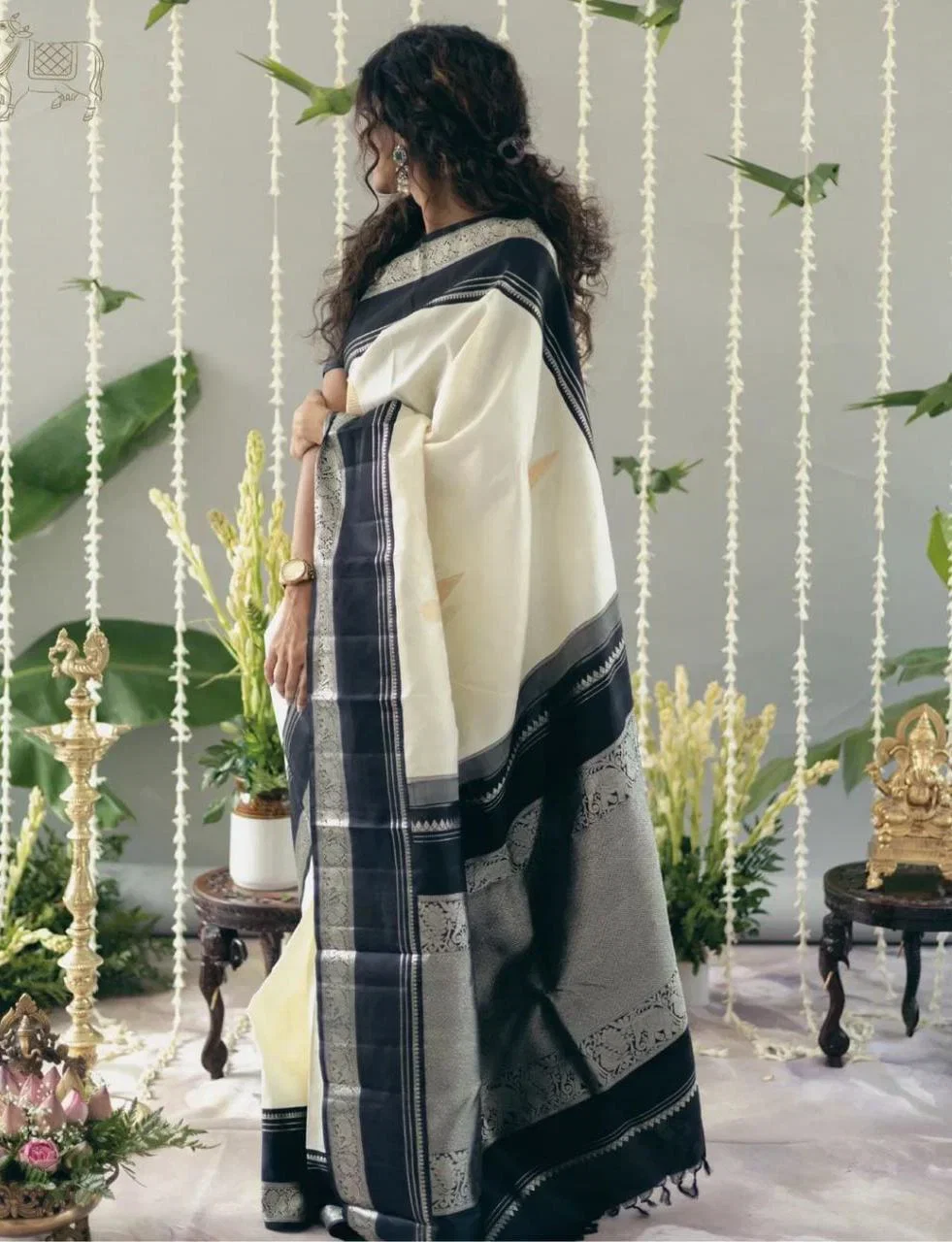 Soft Lichi Silk 6098 Jacquard Work Saree Collection