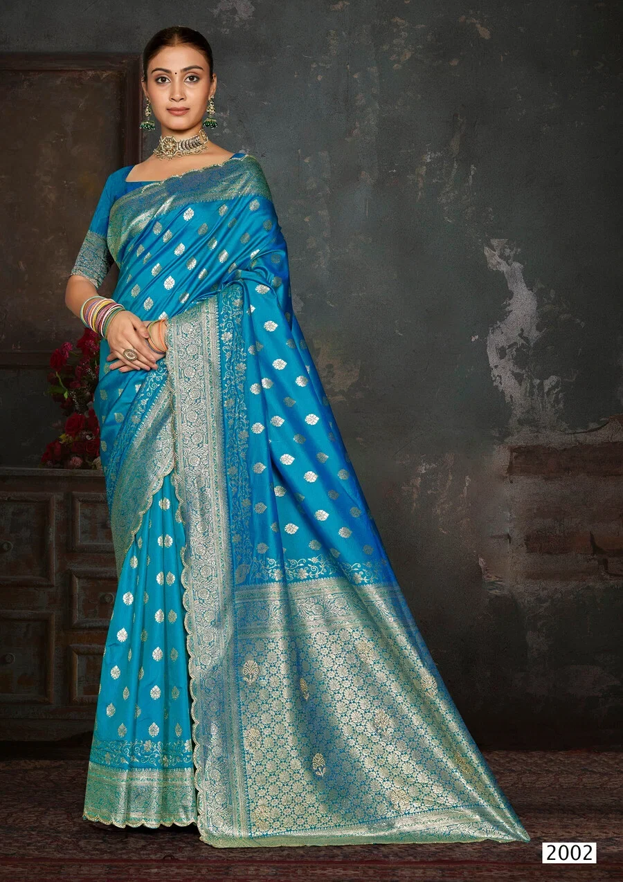 Saroj Arzoo Silk Jharkan Vol 2 Silk Wedding Saree Collection