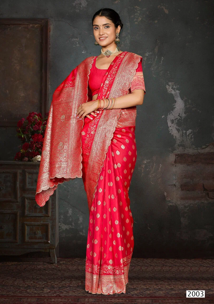 Saroj Arzoo Silk Jharkan Vol 2 Silk Wedding Saree Collection