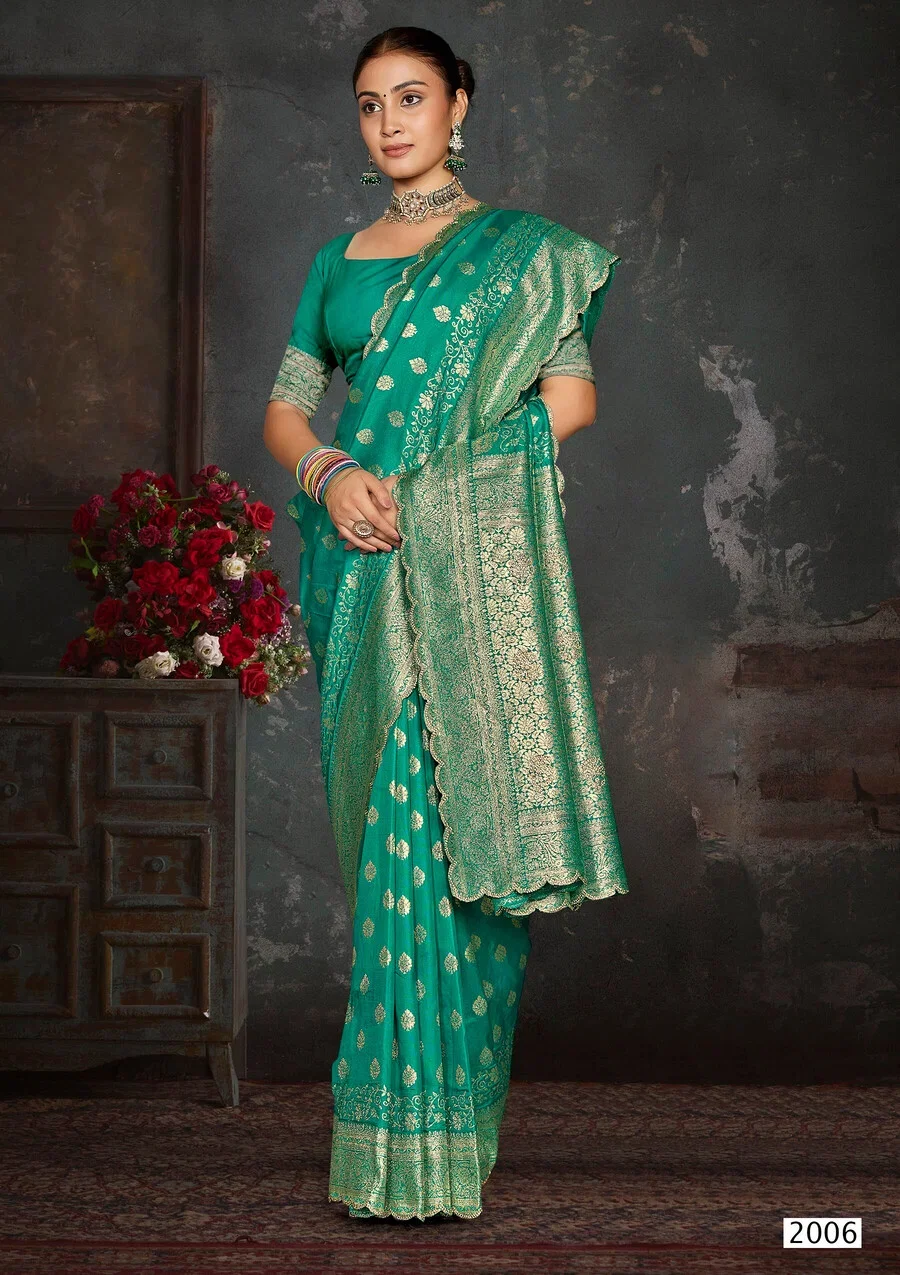 Saroj Arzoo Silk Jharkan Vol 2 Silk Wedding Saree Collection